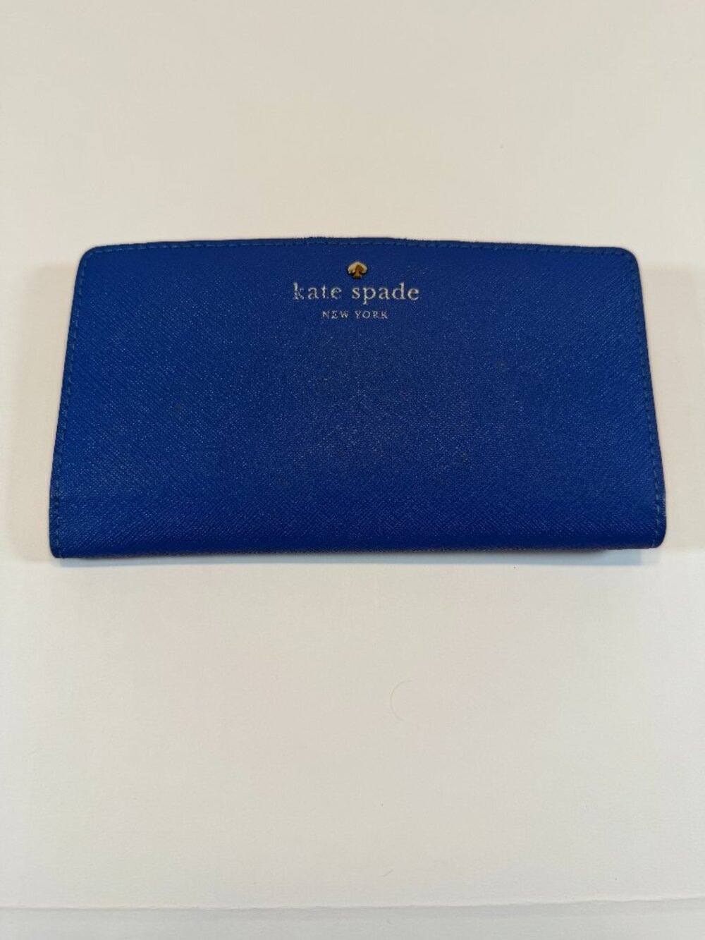 Kate Spade New York Royal Blue Bifold Wallet ID Window